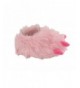 Slippers Toddler's Hairy Monster Feet Slippers - Pink - CA12EUDMYU3 $32.29