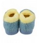Slippers Girls/Boys/Little Kids Cat Slippers with Rubber Sole Outdoor House Shoes - Blue - CA18NZATD44 $30.30