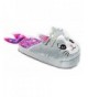 Slippers Cat Mermaid Meowmaid Slippers Size 8/9 Grey - C318OZ848XY $44.40