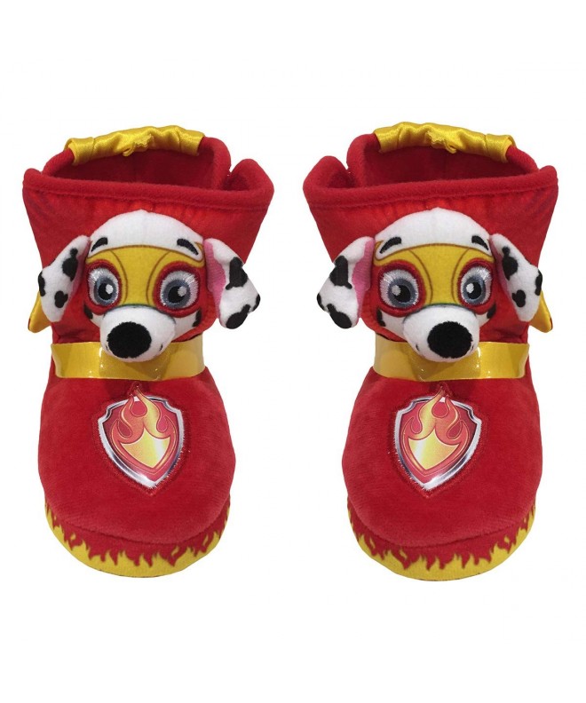 Slippers Paw Patrol Booties Slippers Mighty Pups for Girls - Red/Yellow (5-6 (S)) - C418LA8G6DC $50.70