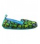 Slippers Boys Slumber Cozy Slippers with Faux Fur and Rubber Outsoles - Spook - CC11U4WC97N $38.85