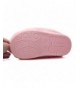 Slippers Little Girls Warm Slipper Boys Bedroom Slip on Flats - Pink - CG18HOCAGDC $20.02