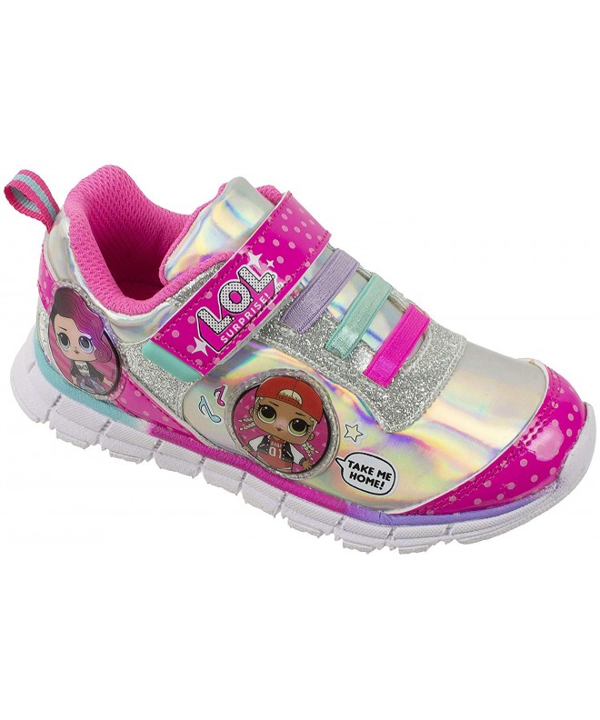 Sneakers Light Up Fashion and Athletic Shoes with Strap - Pink Light Up - CW18KGZHTCQ $60.12