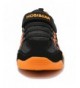 Sneakers Kids Outdoor Sneakers Strap Athletic Running Shoes - Orange/Black - CW12NVY34TK $37.07