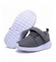 Sneakers Boy's Girl's Casual Light Weight Breathable Strap Sneakers Running Shoe - Gray(update) - C418N70TNLO $34.95