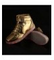 Sneakers LED Light Up Shoes USB Flashing Sneakers for Toddler/Kids Boots - - Gold - CC1855I7SG9 $46.04
