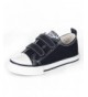 Sneakers Toddler/Little Kid Boy and Girl Classic Adjustable Strap Sneaker - Black - C018GTUYSUL $36.04