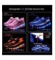 Sneakers Roller Shoes Boys Girls USB Charge LED Light Up Sneaker Kids Wheeled Skate Shoe - 2 - Pink - Double Wheels - CU18IMC...