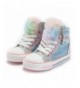 Sneakers Toddler/Little Kid Girls Glitter Bow Sneakers - Blue - CL18KHDNO23 $40.67