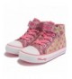 Sneakers Toddler/Little Kid Girls Star Rainbow Mid Top Sneaker - Gold - C318L3K7KZ2 $44.78