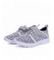 Sneakers Kids Lightweight Breathable Sneakers Easy Walk Casual Sport Shoes for Boys Girls - Grey - CH186DXL0R0 $30.02