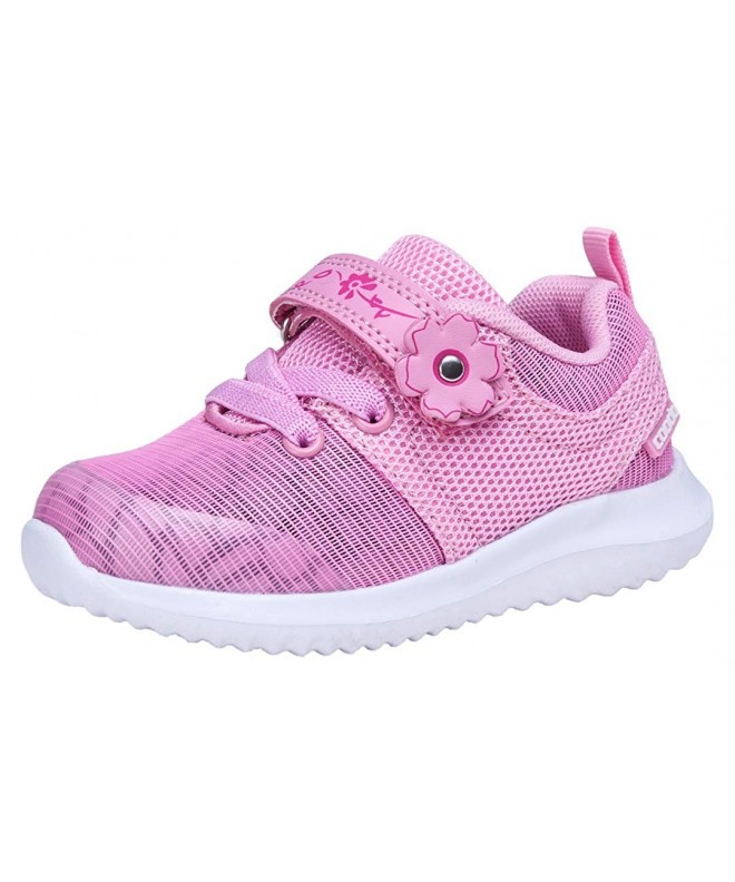 Sneakers Boys Girls Toddler/Little Kid Fashion Sneakers Running Walking Shoes - Pink - CA18IOMLWGC $29.06