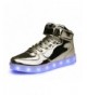 Sneakers LED Light up Shoes USB Flashing Sneakers for Kids Boys Girls - Sss98gold - CT18KNU0D0H $44.41
