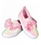 Sneakers Girls Signature Bow Slip on Sneaker (Little Kid/Big Kid) - Pink Sequins - C618M0CMY2K $71.77