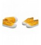 Sneakers Boy's Girl's Canvas Light Weight Slip-On Sneakers Running Shoe - Yellow - C017Y0C9GT9 $31.32