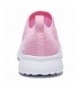 Sneakers Kids Lightweight Knit Running Shoes Breathable Sneakers - Pink5 - CS180E0DUK5 $44.17