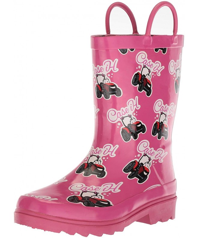 Boots Kids' CI-4002 Rain Boot - Pink - CF12EUL6ZWX $61.68