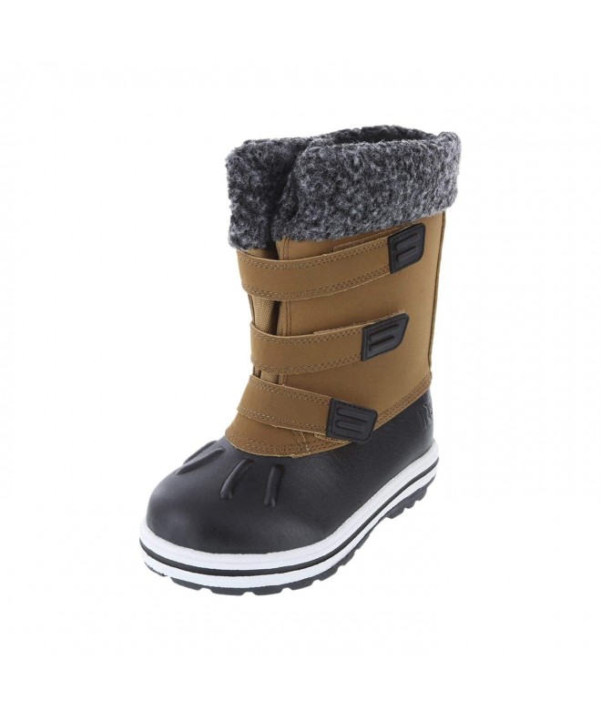 Boots Boys' Toddler Brisk Weather Boots - Brown - CH18ILNGCGN $54.77