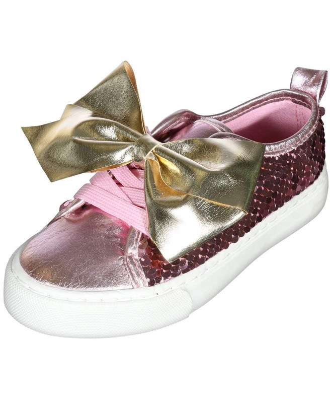 Sneakers Girls Slip On Reversible Sequin Sneakers (Little Kid/Big Kid) - Rose Gold - CN18MD76GXC $73.78