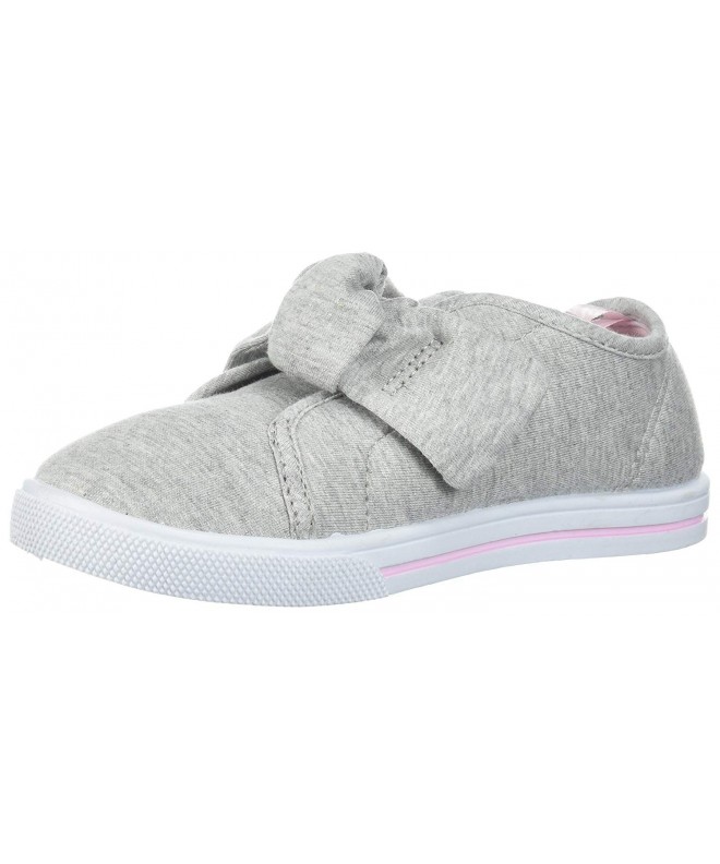 Sneakers Kids Alethia Girl's Bow Slip-On Sneaker - Grey - CW18663RZ2Q $42.87
