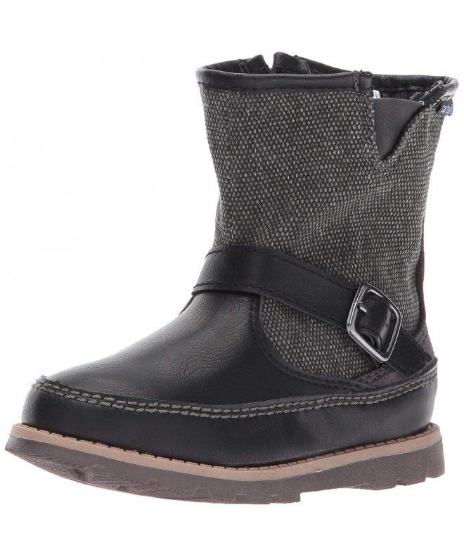 Boots Kids Galaway Boy's Fashion Boot - Black/Grey - CX12O2VZFIF $39.23