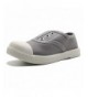 Sneakers Kids Canvas Sneakers - Toddler Shoes with Slip-on Little for Baby Boys Girls - Grey - CO18K6HXXMG $28.82