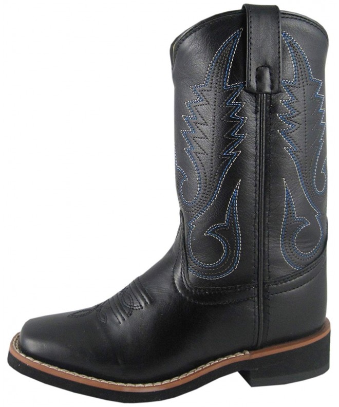 Boots Boys' Western Boot Square Toe Black 6 D(M) US - CM118FUIAPP $83.30