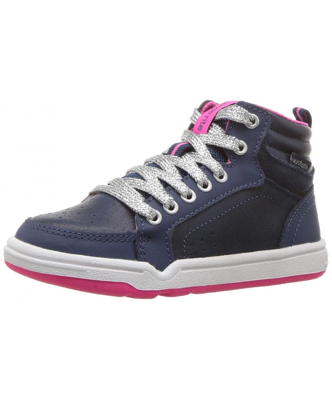 Sneakers Kids' Made 2 Play Kaleb Mid Lace Sneaker - Navy - CI12NUO6XSC $77.78