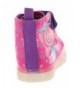 Sneakers Trolls Poppy Lighted Canvas Hi Top Sneaker/Shoes Toddler/Little Kid Pink/Purple - Pink Multi - C918HD9YWER $43.49