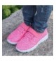 Sneakers Kids Walking Shoes Lightweight Breathable Sneakers Easy Casual Sport Shoes for Boys Girls - Pink - CD185N8ZTIM $24.49