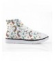 Sneakers Cute Unicorn Print High-Top Canvas Shoes for Little Kids - White - C418N07CO9X $57.74