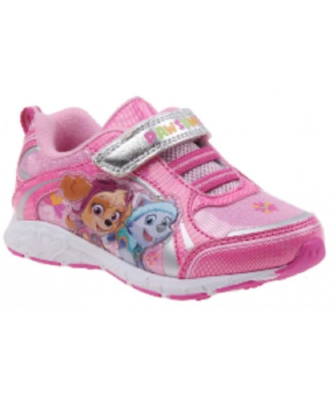 Sneakers Toddler Girl's PAW Patrol Pink/Blue Light-Up Shoes - Fuchsia - C218LSNSMTU $56.62