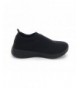 Sneakers Kids Breathable Fashion Slip-On Flyknit Athletic Sports Shoes - All Black - CM18G2YQQ8U $34.29