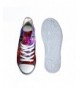 Sneakers Fashion Galaxy Print High Top Lace Up Comfy Lightweight Canvas Shoes for Kids Girls Boys Walking - Red A1 - C412C8Z6...