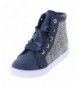 Sneakers Girls' Toddler High-Top - Blue - CV18EQWKTI2 $28.34