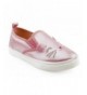 Sneakers Girls Slip On Casual Shoes Sneaker with Kitten Face - Pink - CB18OW4XQLL $35.16