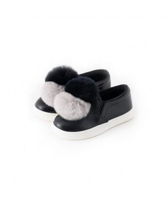 Sneakers Toddler Girls Shoes - Pom Sneakers / Black - CZ18IMU6GEQ $42.10
