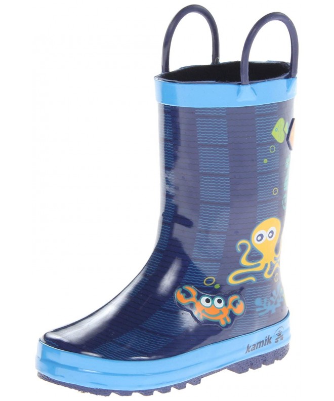 Boots Octopus Rain Boot (Toddler/Little Kid) - Blue - CX11F7KWVXT $54.01