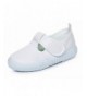 Sneakers Maxu Kid T Strap White Canvas Sneakers - White - C712GZQK5CH $29.85