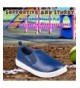 Sneakers Slip-On Sneakers For Girls - Boys & Toddlers - Perforated Design - Navy - CS17Y0Z4UYX $30.64
