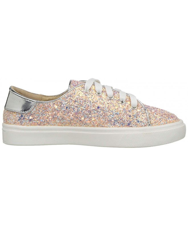 Girl's Miss Bowery Sneaker - White Irridescent Glitter - CQ18D0MWU96