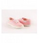 Sneakers Kids Lace Sneaker for Boys and Girls - Cotton and Rubber Sole - Baby/Toddler/Kid Shoe - Baby Pink - CS182DNUI2C $40.33