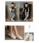 Sneakers Cute Toddler Flat Canvas Light Weight Laceless Slip-on Sneakers Walking Tennis Shoes School Shoes - White - CE1834CO...