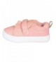 Sneakers Toddler Girl's Slip On Glitter Sneakers with Animal Ear Strap - Light Pink - CL18H0RCMD4 $17.91