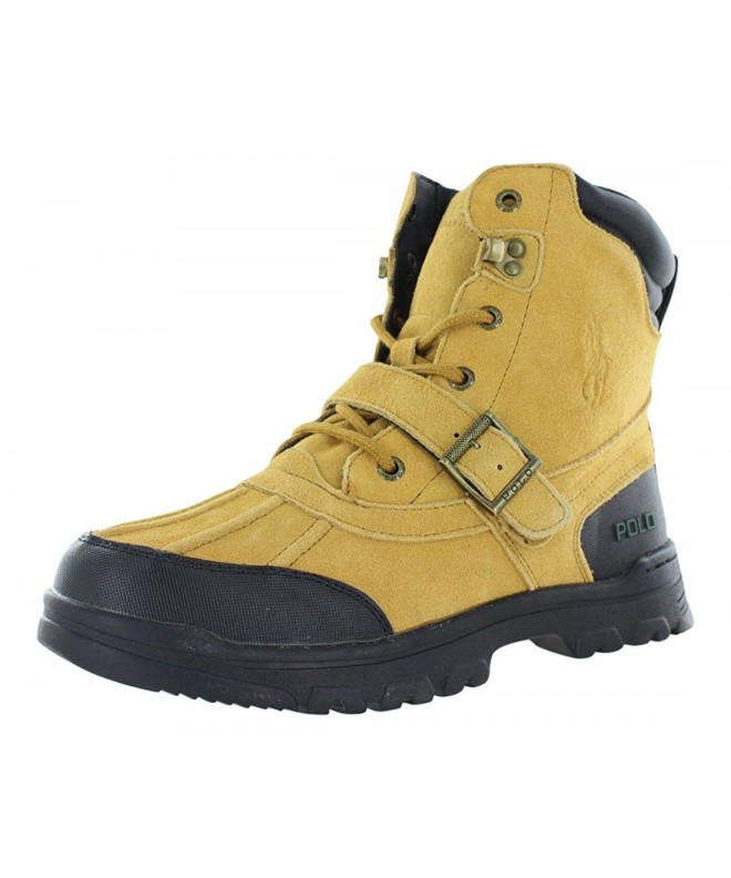 Boots Ralph Lauren Country Boots Kid's Gradeschool Shoes Tan/Black - Tan/Black - CE12FUO4LW5 $92.77