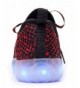Sneakers 7 Colors LED Light-up Kids Sport Shoes Sneakers for Valentine's Day Christmas Halloween - Red - CF1869ZXZ5G $50.43
