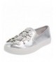 Sneakers Girls' Gossip 3D Flower Slip-On - Silver - CV18COSORHZ $21.67