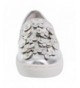 Sneakers Girls' Gossip 3D Flower Slip-On - Silver - CV18COSORHZ $21.67