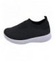 Sneakers Kids Athletic Slip On Elastic Breathable Mesh Sneakers - Black | White - CK18GEOORSX $31.27