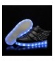 Sneakers 11 Colors LED Light up Shoes Flashing Sneakers Kids Boys Girls - Black - CX17YWG3I9K $51.08